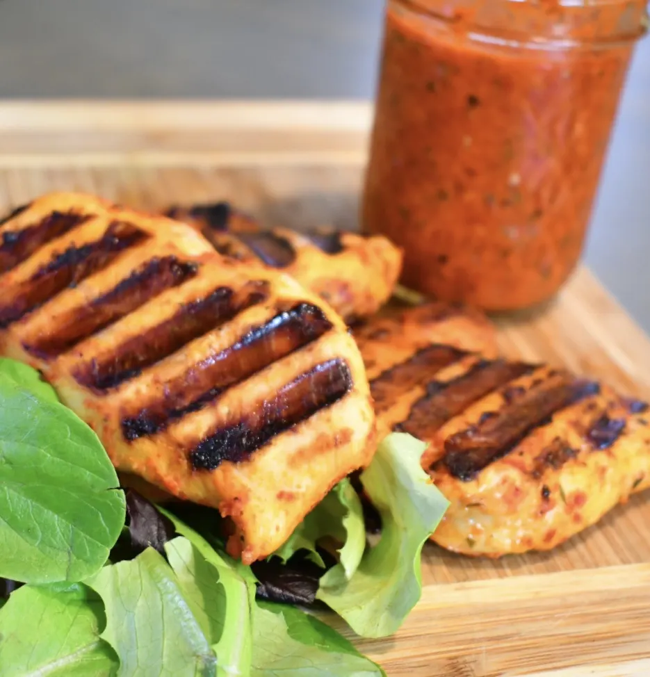 roasted pepper dressing marinade