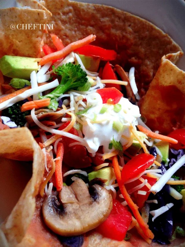 Vegetable Tostada