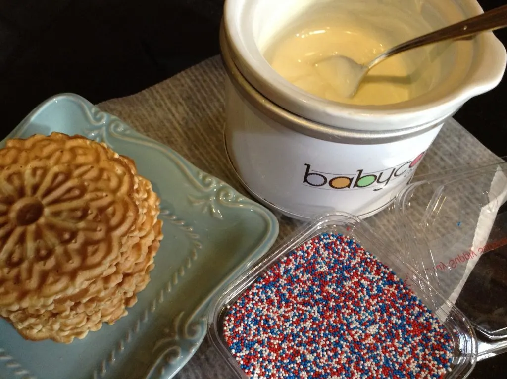 Pizzelle Ice Cream