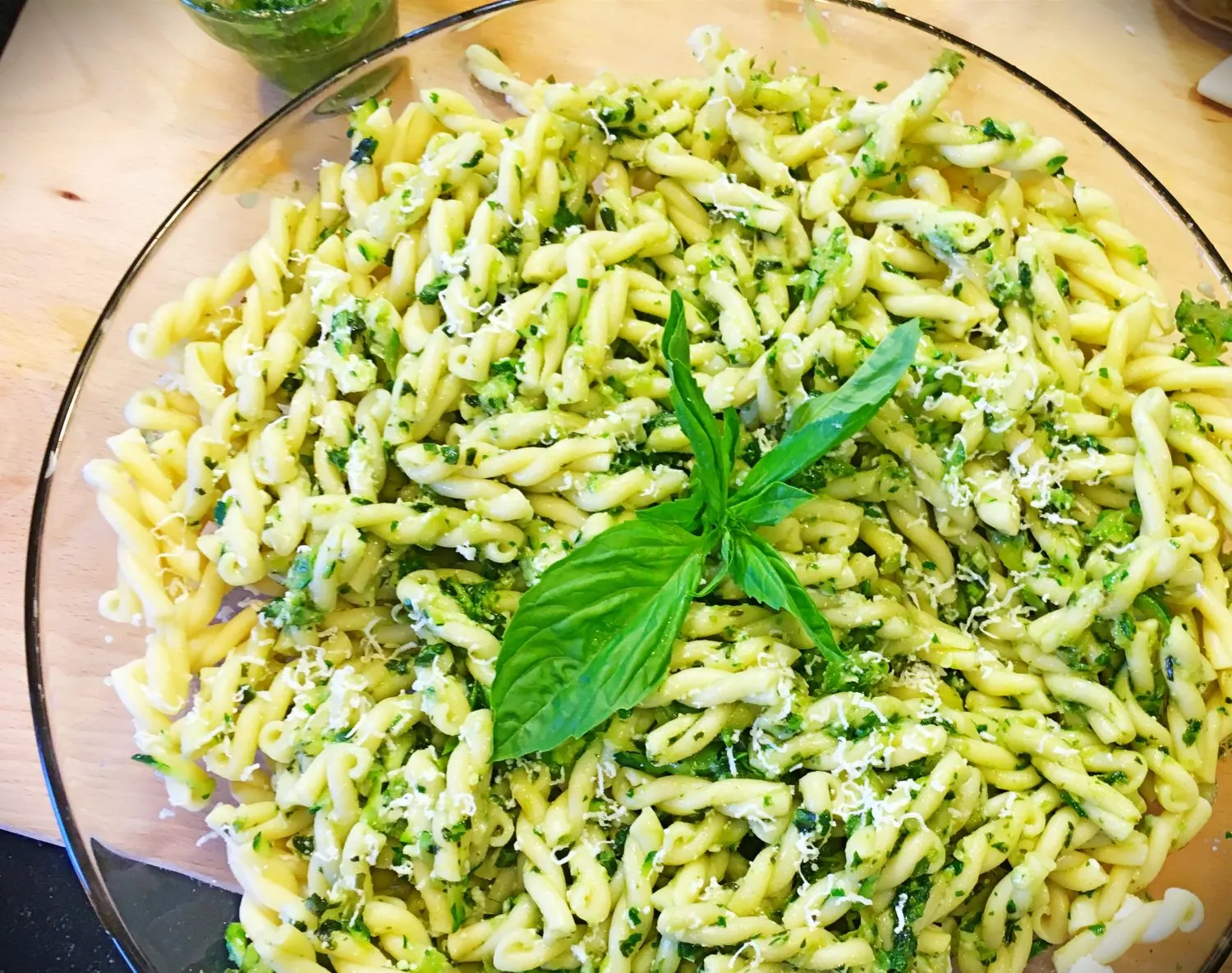 Pasta with Zucchini Basil Sauce