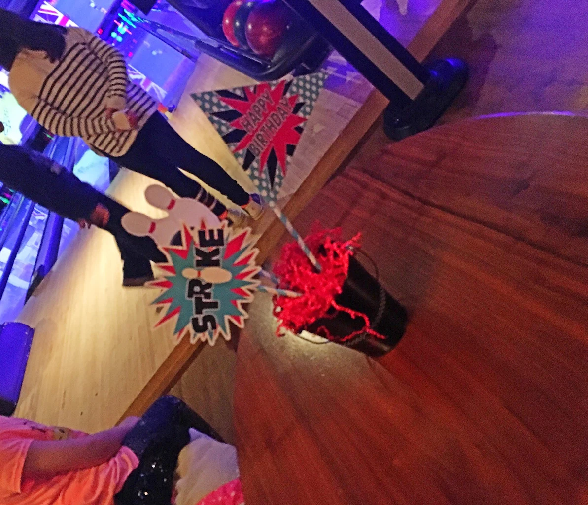 last minute bowling party