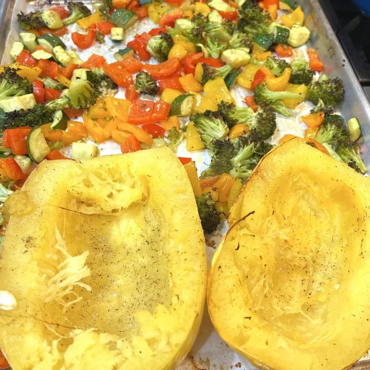 One pan Spaghetti Squash